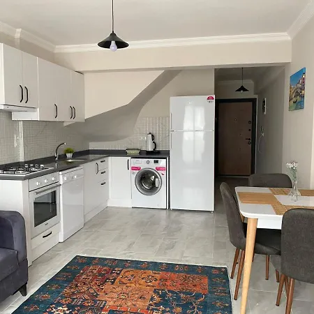 Mugla De Full Esyali Kiralik Apart Goekcen City Life * フェティエ